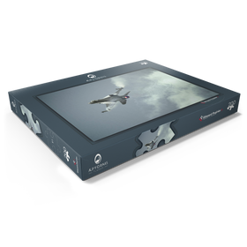 Darstellung des Puzzle Motivs General Dynamics F-16C Fighting Falcon - Puzzleteile: 200