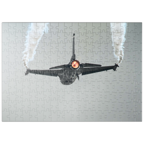 Darstellung des Puzzle Motivs General Dynamics F-16C Fighting Falcon - Puzzleteile: 200