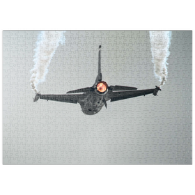 Darstellung des Puzzle Motivs General Dynamics F-16C Fighting Falcon - Puzzleteile: 500