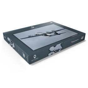 Darstellung des Puzzle Motivs Lockheed C-130 Hercules - Puzzleteile: 200