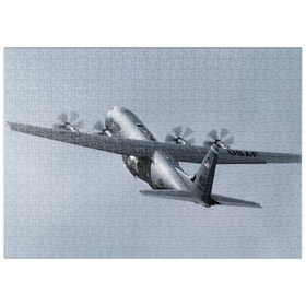 Darstellung des Puzzle Motivs Lockheed C-130 Hercules - Puzzleteile: 500