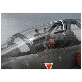 Darstellung des Puzzle Motivs Dassault Mirage 2000C - Puzzleteile: 1000