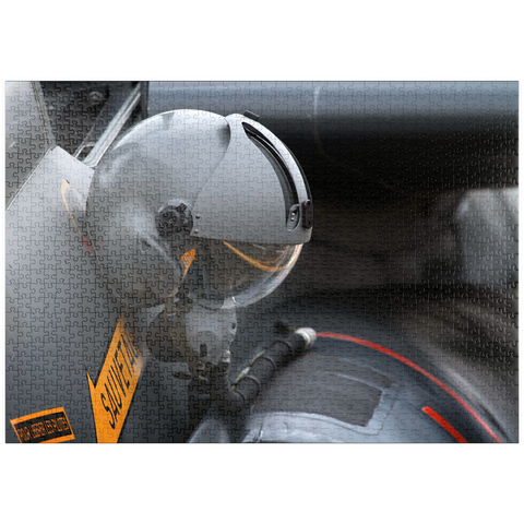 puzzleplate Helmet & Dassault / Dornier Alpha Jet 1000 Puzzle