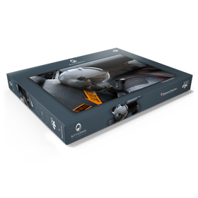 Darstellung des Puzzle Motivs Helmet & Dassault / Dornier Alpha Jet - Puzzleteile: 100