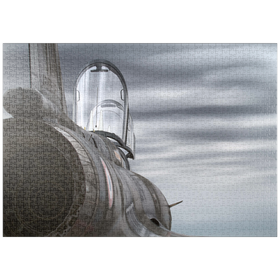 Darstellung des Puzzle Motivs Dassault Mirage 2000 - Puzzleteile: 1000