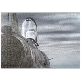 Darstellung des Puzzle Motivs Dassault Mirage 2000 - Puzzleteile: 500