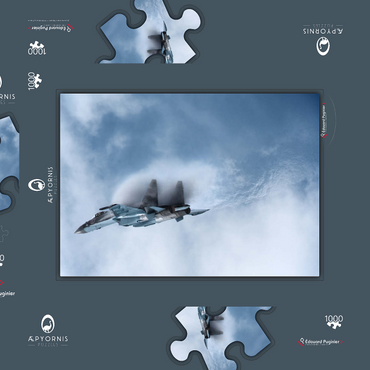 Sukhoï Su-35 1000 Puzzle Schachtel 3D Modell