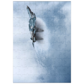 Darstellung des Puzzle Motivs Sukhoï Su-35 - Puzzleteile: 100