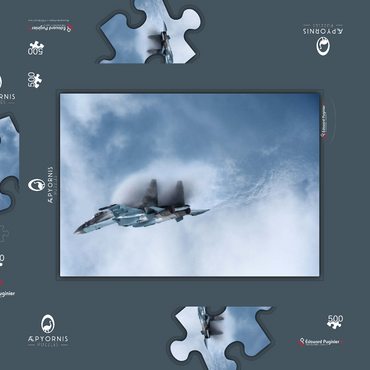 Sukhoï Su-35 500 Puzzle Schachtel 3D Modell