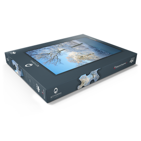 Darstellung des Puzzle Motivs White Nature - Puzzleteile: 100