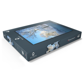 Alternative Darstellung des Puzzle-Motivs White Nature – Puzzleteile: 200