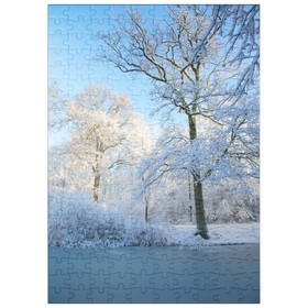 Darstellung des Puzzle-Motivs White Nature – Puzzleteile: 200