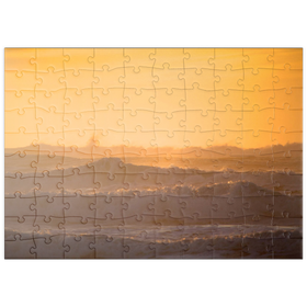 Darstellung des Puzzle Motivs Atlantischer Ozean - Puzzleteile: 100