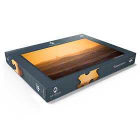 Alternative Darstellung des Puzzle-Motivs Atlantischer Ozean – Puzzleteile: 200