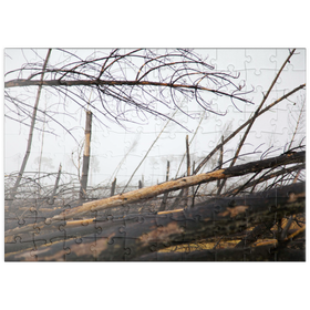 Darstellung des Puzzle Motivs Verheerend - Puzzleteile: 100