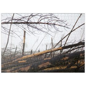 Darstellung des Puzzle Motivs Verheerend - Puzzleteile: 500