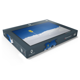 Darstellung des Puzzle Motivs Grenze des Skigebiets - Puzzleteile: 100