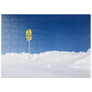 puzzleplate Ski area boundary 100 Puzzle
