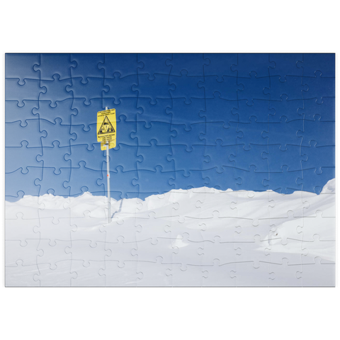 puzzleplate Ski area boundary 100 Puzzle