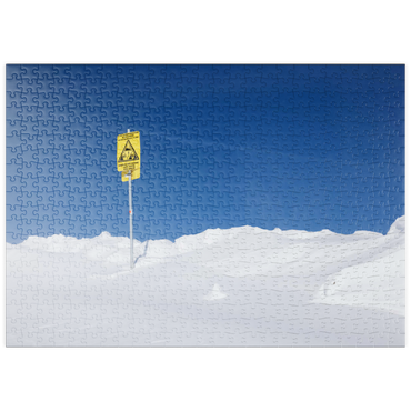 puzzleplate Ski area boundary 500 Puzzle