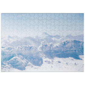 Darstellung des Puzzle Motivs Der Schnee, der auf Sand wartet - Puzzleteile: 200