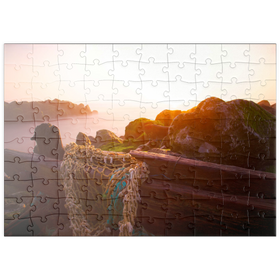 Darstellung des Puzzle Motivs Die letzten Minuten - Puzzleteile: 100