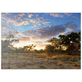 Darstellung des Puzzle-Motivs Aussie Sundown – Puzzleteile: 100