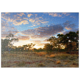 Darstellung des Puzzle-Motivs Aussie Sundown – Puzzleteile: 500