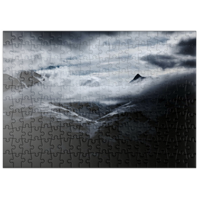 Darstellung des Puzzle Motivs Das Tal der Sassière - Puzzleteile: 200