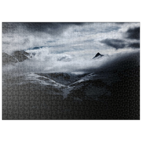 Darstellung des Puzzle Motivs Das Tal der Sassière - Puzzleteile: 500