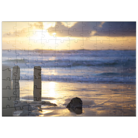 Darstellung des Puzzle Motivs Sundown at ƒ/1.2 - Puzzleteile: 100