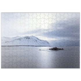 Darstellung des Puzzle Motivs Blick von Borgarnes - Puzzleteile: 200