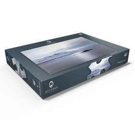 Darstellung des Puzzle Motivs Blick von Borgarnes - Puzzleteile: 500