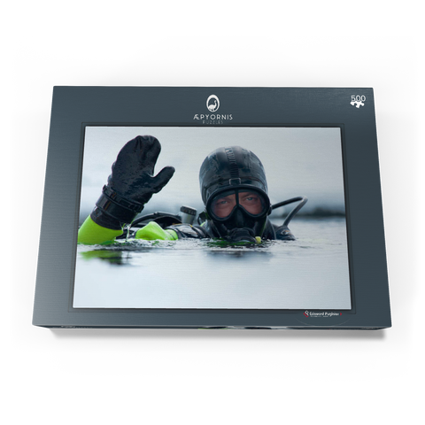 Under ice diving 500 Puzzle Schachtel Ansicht3