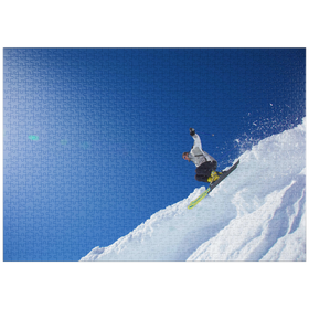 Darstellung des Puzzle-Motivs For ski love… – Puzzleteile: 1000