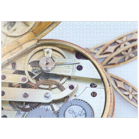 Darstellung des Puzzle Motivs Winding Watch - Puzzleteile: 1000
