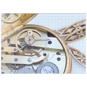 Darstellung des Puzzle Motivs Winding Watch - Puzzleteile: 500