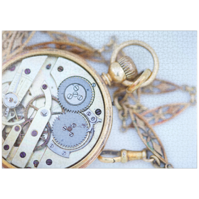 Darstellung des Puzzle Motivs Winding Watch - Puzzleteile: 1000
