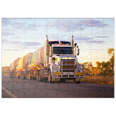 puzzleplate Road Train 100 Puzzle
