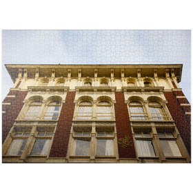 Darstellung des Puzzle-Motivs Fassade in Amsterdam – Puzzleteile: 1000