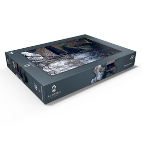 Darstellung des Puzzle Motivs Das Haus und der See - Puzzleteile: 500