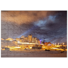 Darstellung des Puzzle Motivs Tignes Val Claret - Puzzleteile: 100