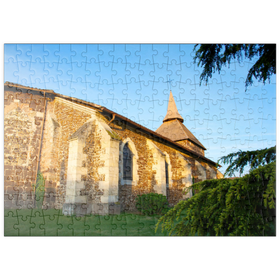 Darstellung des Puzzle Motivs Kirche von Mézos - Puzzleteile: 200
