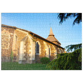 Darstellung des Puzzle Motivs Kirche von Mézos - Puzzleteile: 500