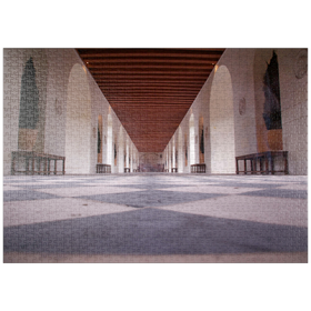 Darstellung des Puzzle-Motivs Galerie des Schlosses Chenonceau – Puzzleteile: 1000
