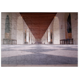 Darstellung des Puzzle Motivs Galerie des Schlosses Chenonceau - Puzzleteile: 100