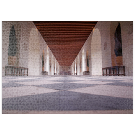 Darstellung des Puzzle Motivs Galerie des Schlosses Chenonceau - Puzzleteile: 500