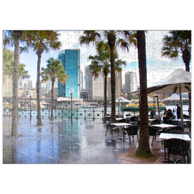 Darstellung des Puzzle-Motivs Sydney Cove Oyster Bar – Puzzleteile: 200