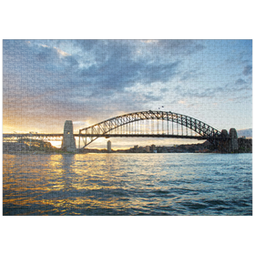 Darstellung des Puzzle-Motivs Sydney's Harbour Bridge – Puzzleteile: 1000
