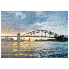 Darstellung des Puzzle Motivs Sydney's Harbour Bridge - Puzzleteile: 100